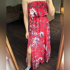Marshall’s Red Floral Maxi Dress